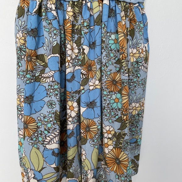 B.O.G. Collective size S crochet top floral lightweight mini dress boho - Picture 6 of 13